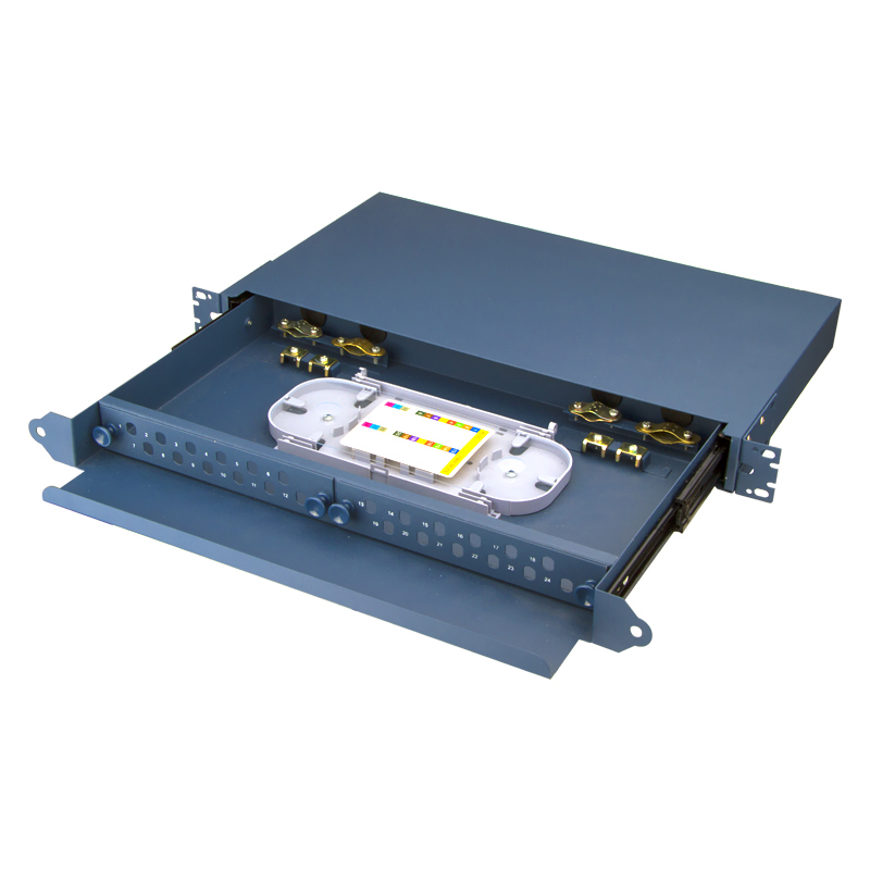 Sliding Type 24 Port FC ST Fiber Optic Patch Panel