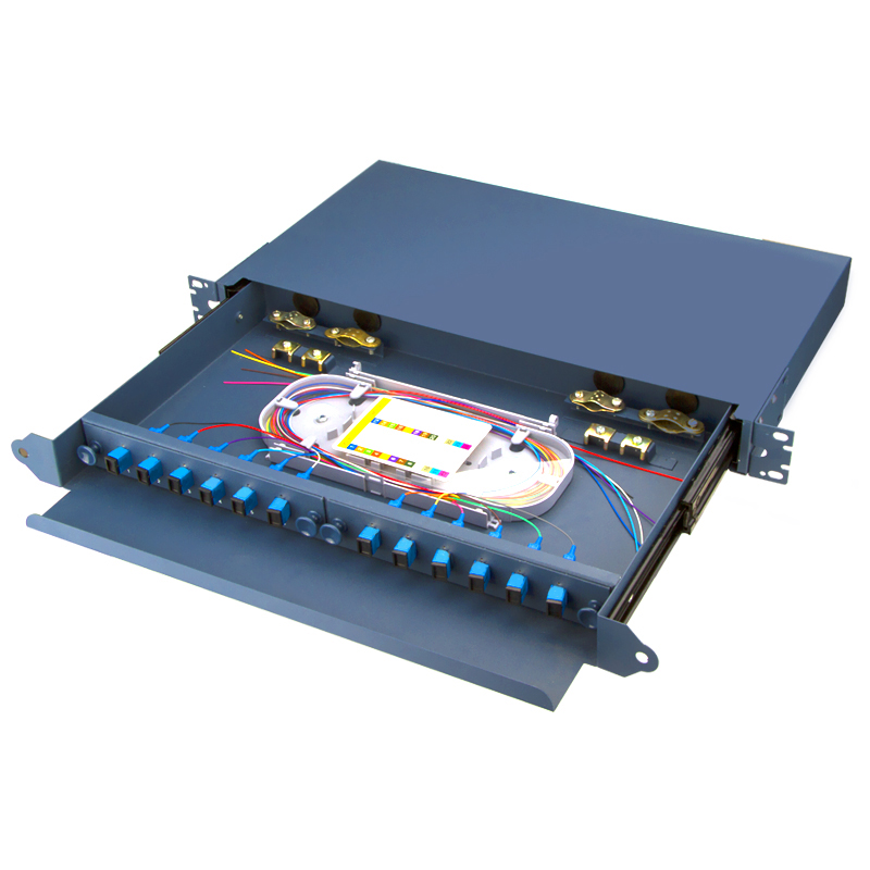 Sliding Type12 Port SC Fiber Optic Patch Panel