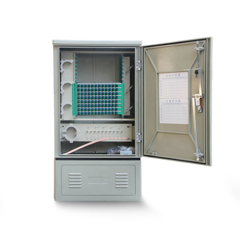 Floor-Standing 96 Core Fiber Optic Cross Connect Cabinet