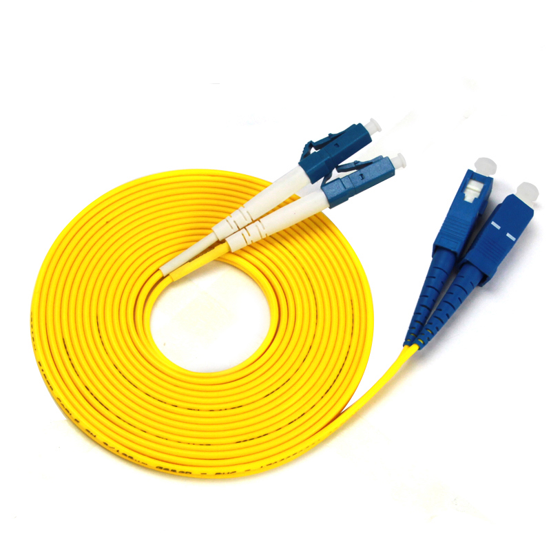 Gigabit Single Mode LC TO SC Fiber Optic Patch Cord