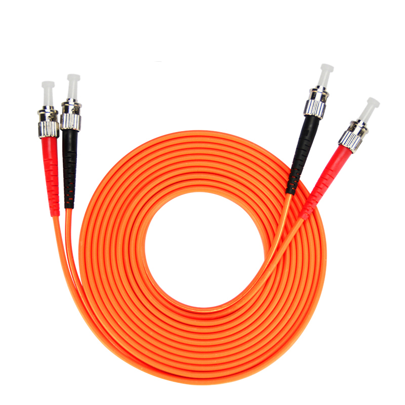 Gigabit Multimode ST To ST Fiber Optic Cable Patch Cord