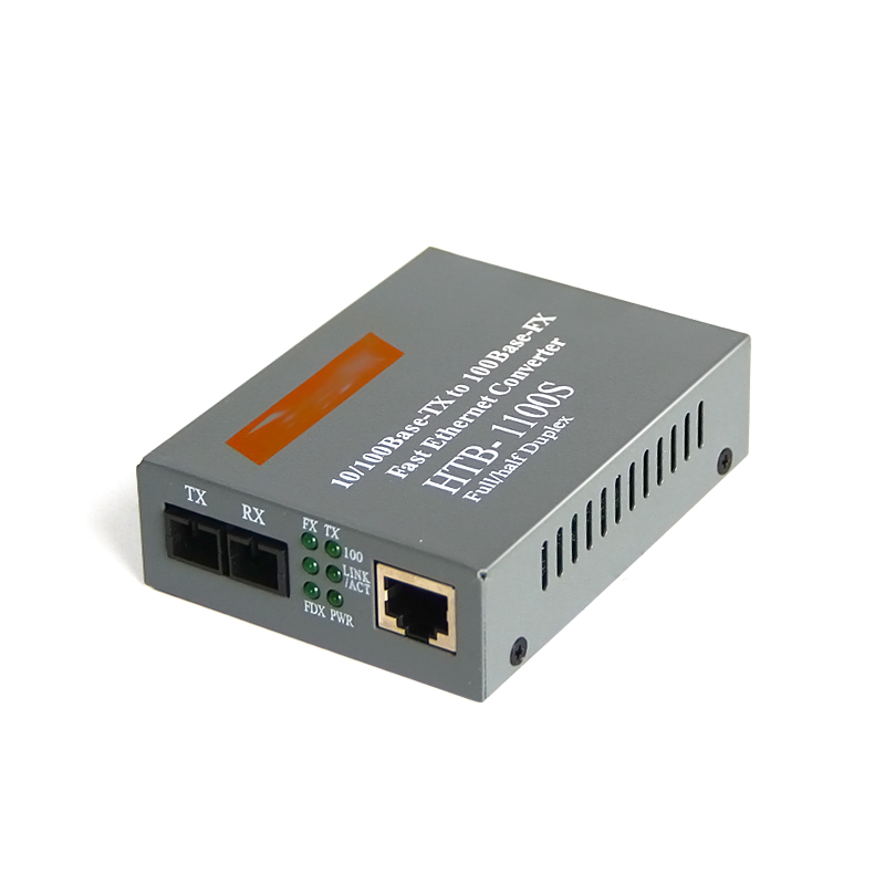 HTB-1100S Single Mode Double Fiber Optical Fiber Media Converter