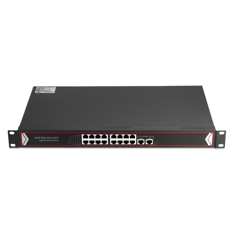 380W Power 100M 16 Port POE + 2 Port 1000M Network