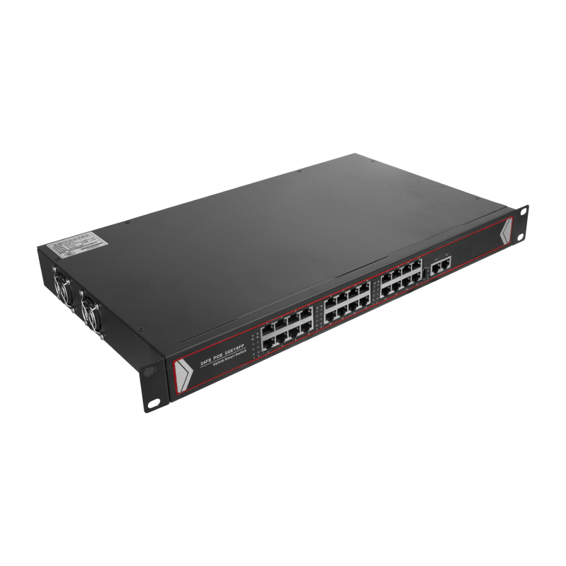 OEM Factory 24 Port 100M POE Network Switch With 2 Port ...