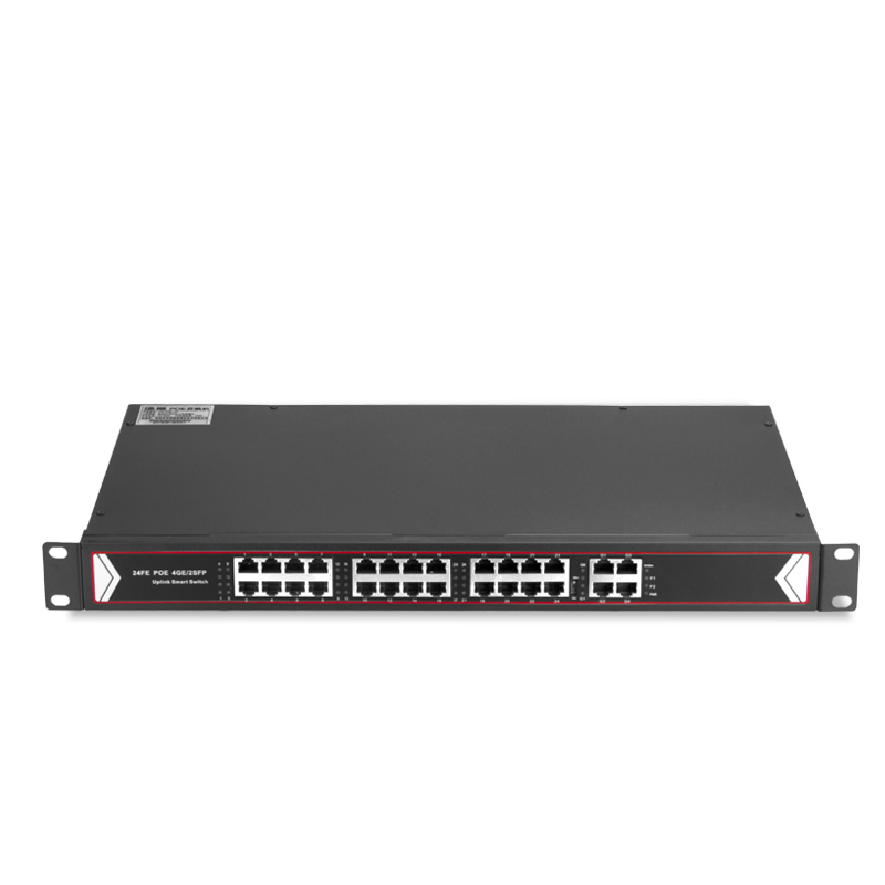 100M 24 Port POE With 4 Port 1000M Network