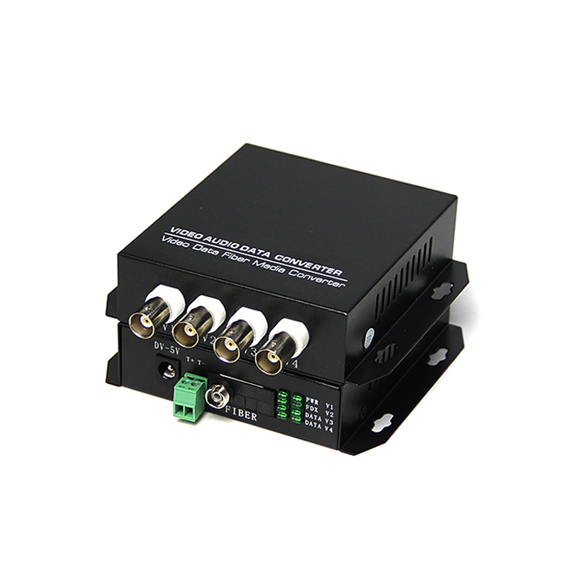 4 Channel RS485 Return Data Optical Video Converter