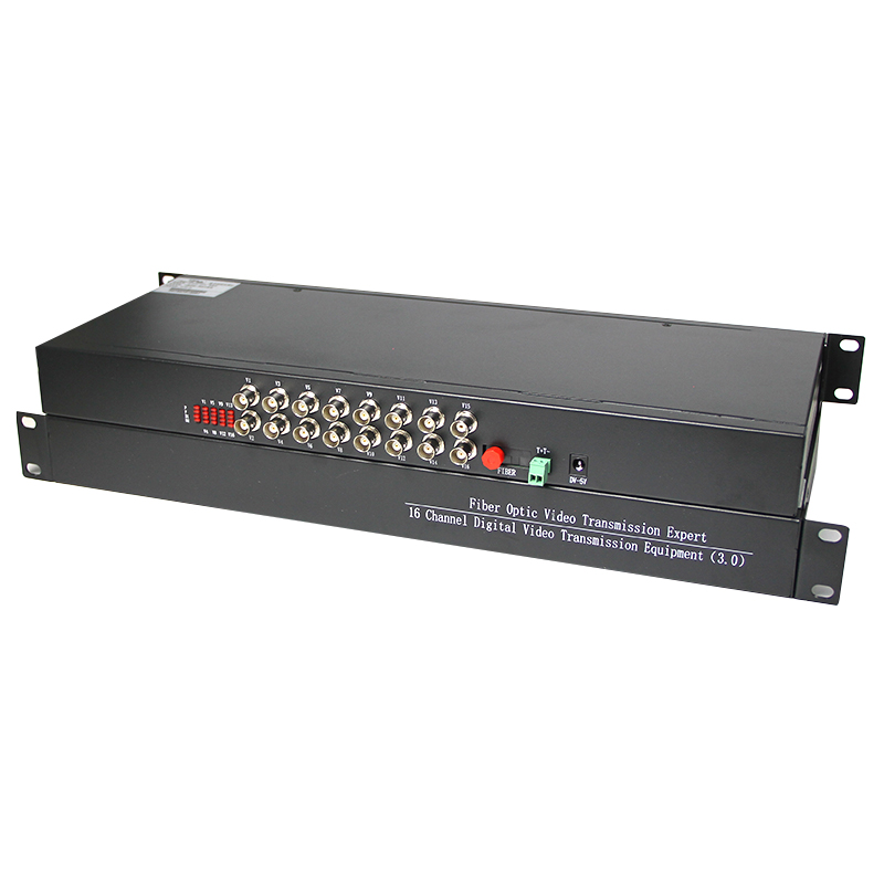 Rack-mount Return Data 16 Channel Fiber Optical Digital Video Converter