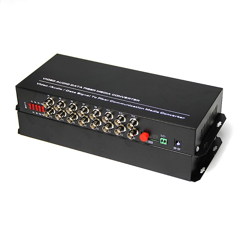 Desktop 16 Channel Digital Optical Fiber Video Converter