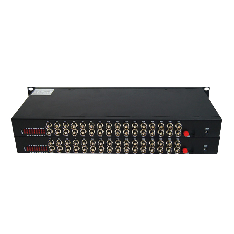 Rack Mount 32 Channel Digital Video Fiber Optic Converter