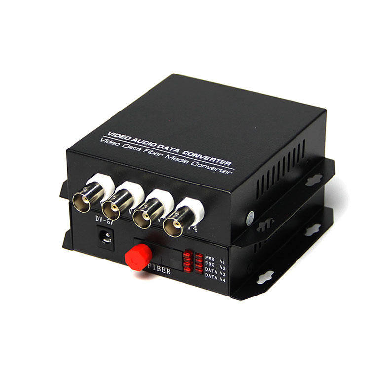 4 Channel Coaxial CVI HD Digital Video Optical Converter