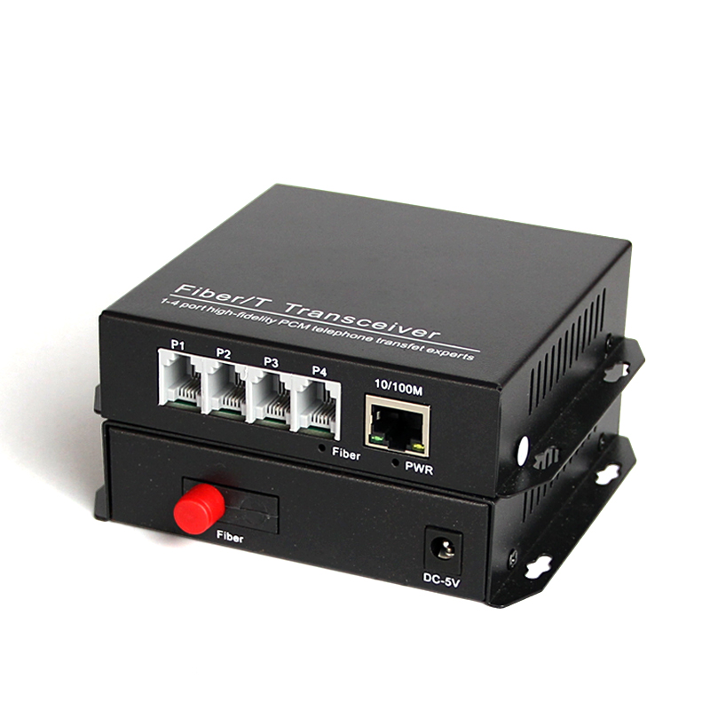 1 Channel Telephone + 1 Port 10/100M Ethernet Telephone To Fiber Converter