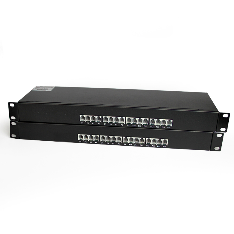 16 Channel PCM Voice Telephone To Fiber Optical Converter