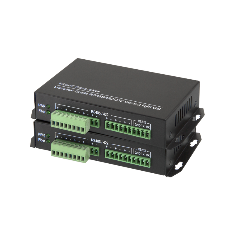 4 Channel Bidirectional Data RS485 To Fiber Optic Converter