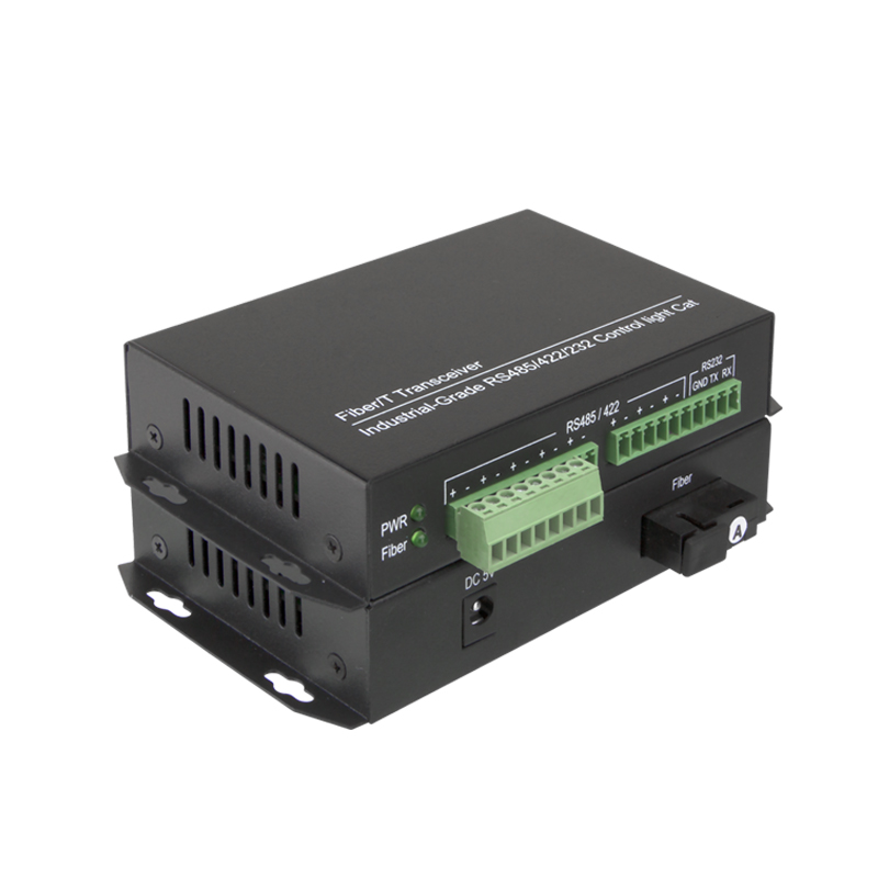 4 Channel Bidirectional Data RS485 To Fiber Optic Converter