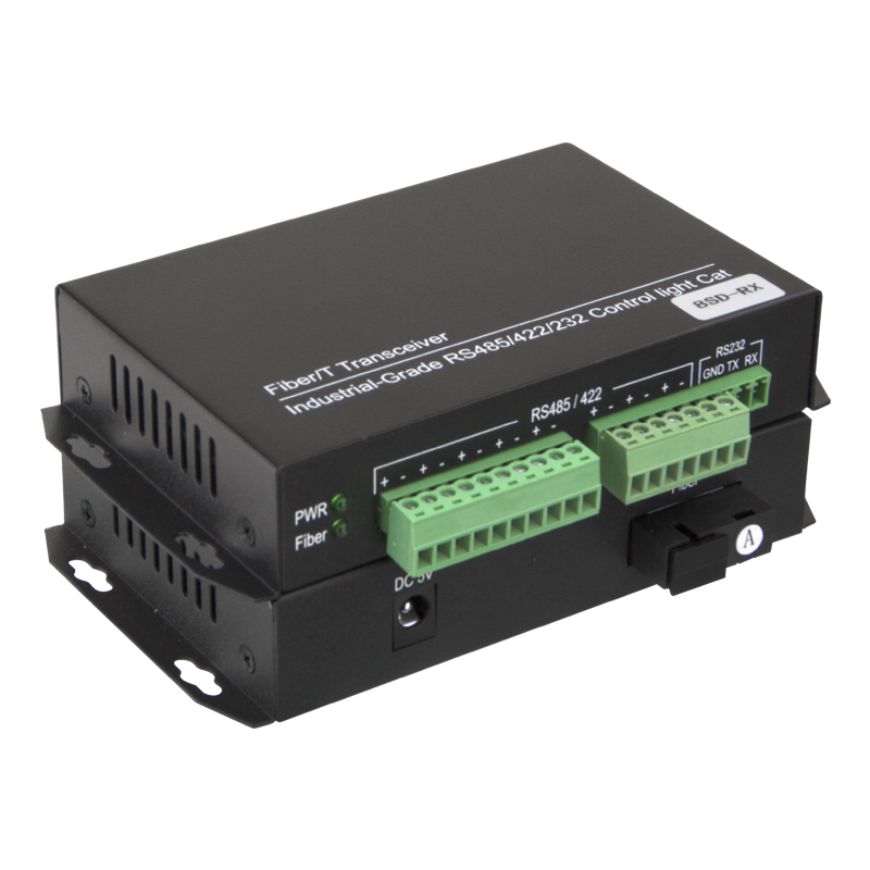 8 Channel RS485 Bidirectional Data to Fiber Optical Converter