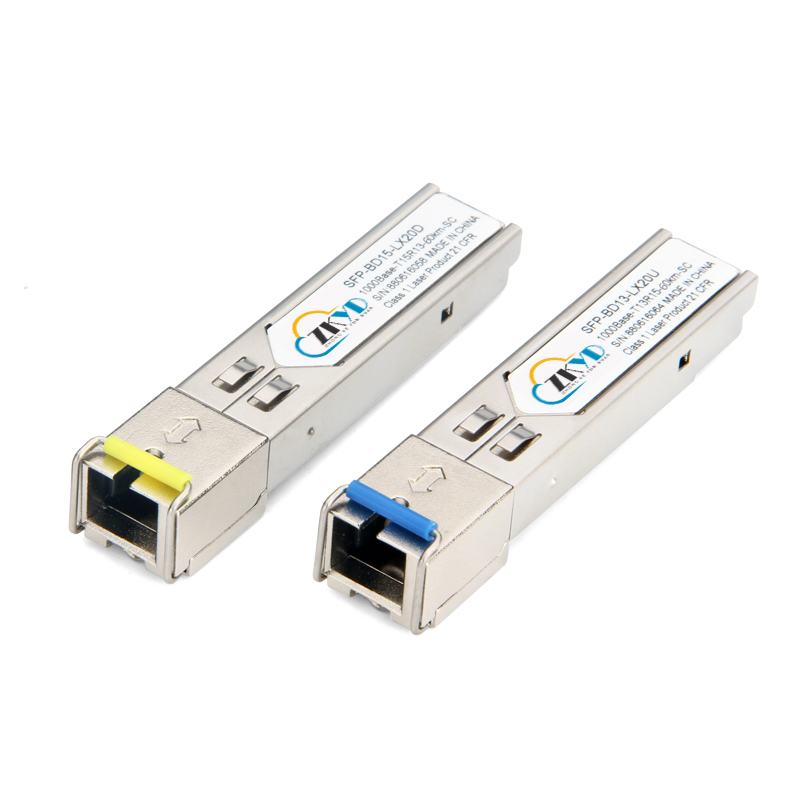 60KM 1.25G SC Connector Single Fiber SFP Module